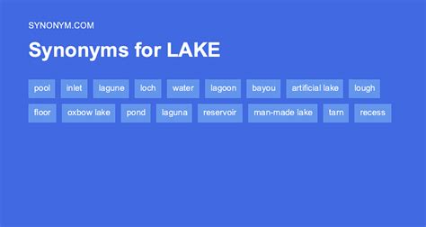 synonym lake